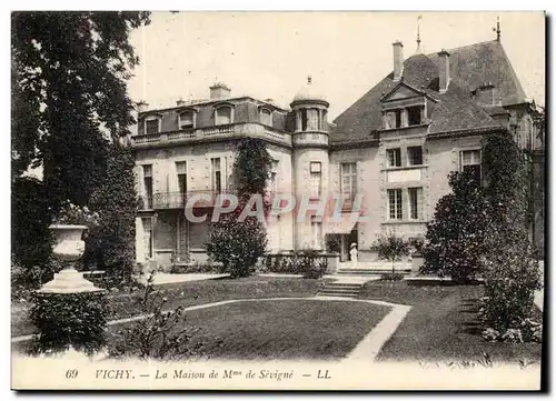 Vichy Cartes postales La maison de Mme de SEvigne