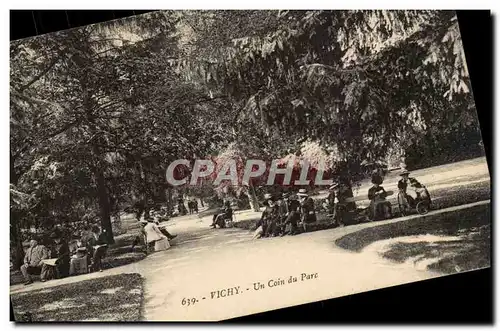 Vichy Cartes postales Un coin du parc