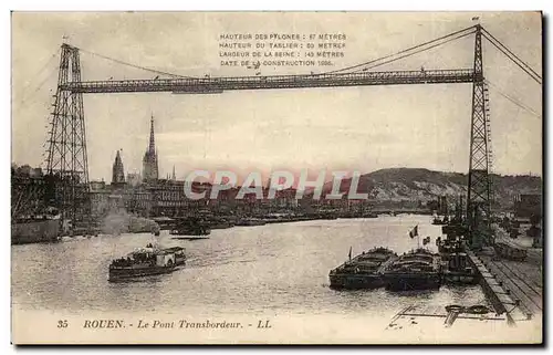 Rouen Cartes postales le pont transbordeur