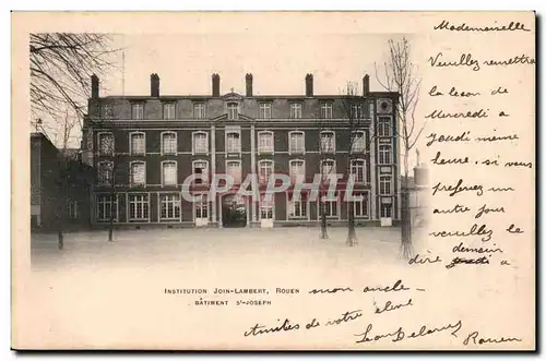 Rouen Cartes postales Insitution Join lambert Batiment Saint Joseph