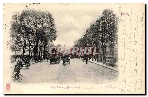 Paris Cartes postales Les grands boulevards