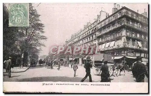 Paris Ansichtskarte AK Perspective du boulevard Poissonniere