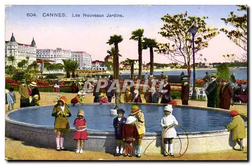 Cannes Cartes postales Les nouveaux jardins