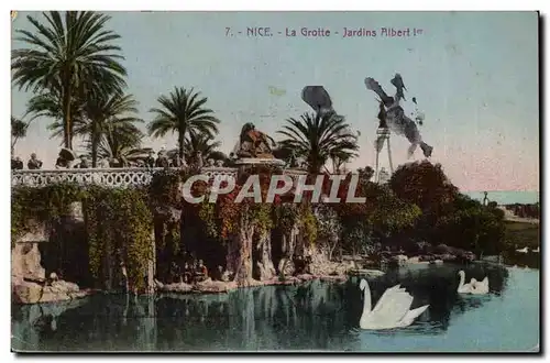 Nice Cartes postales La grotte Les jardins Albert 1er