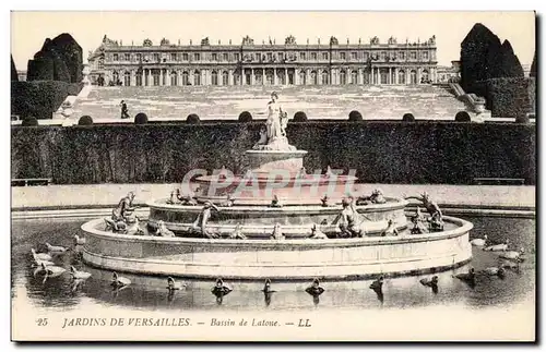 Jardins de Versailles Cartes postales Bassin de Latone