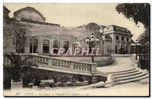 Vichy Ansichtskarte AK Le casino la Veranda et le theatre