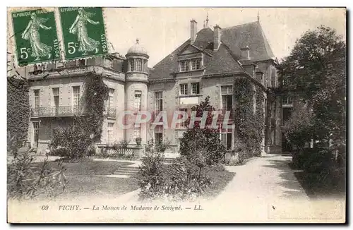 Vichy Cartes postales La maison de mme de Sevigne