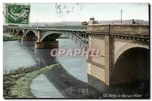 Vichy Cartes postales Le pont sur l&#39Allier