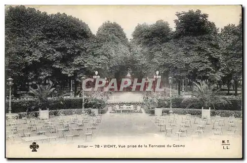 Vichy Ansichtskarte AK Vue prise de la terrasse du casino