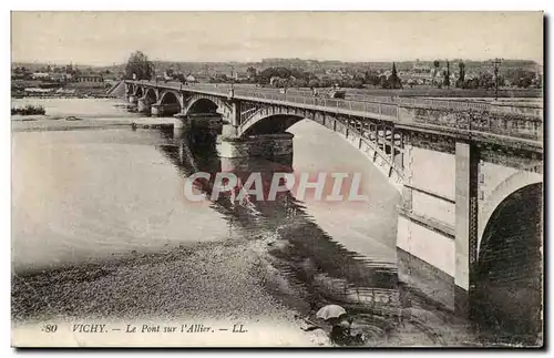 Vichy Cartes postales Le pont sur l&#39Allier