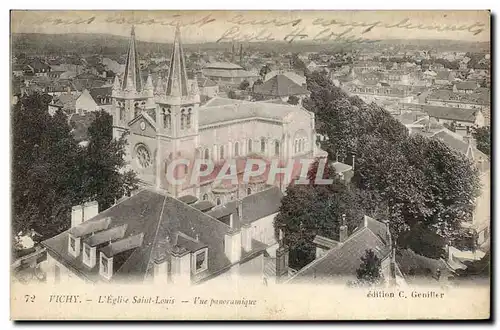 Vichy Ansichtskarte AK l&#39eglise Saint Louis Vue panoramique