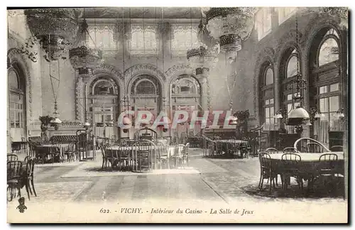 Vichy Ansichtskarte AK Interieur du casino La salle des jeux