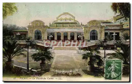 Vichy Cartes postales La facade du casino