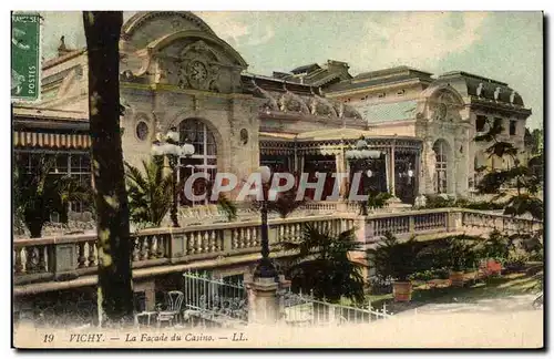 Vichy Cartes postales La facade du casino