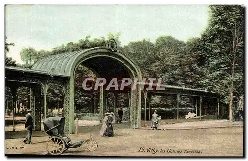 Vichy Cartes postales Les galeries couvertes