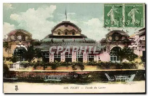 Vichy Cartes postales FAcade du casino