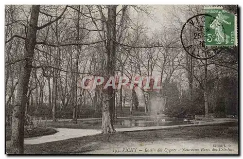 Vichy Cartes postales Bassin des cygnes Nouveaux parcs des CElestins