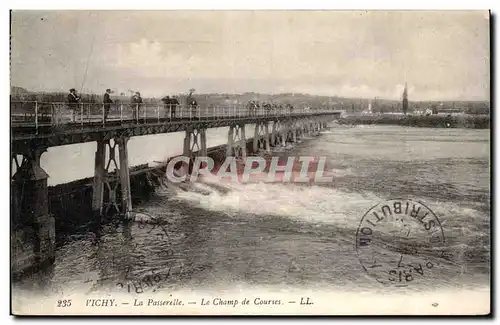 Vichy Ansichtskarte AK La passerelle Le champ de courses