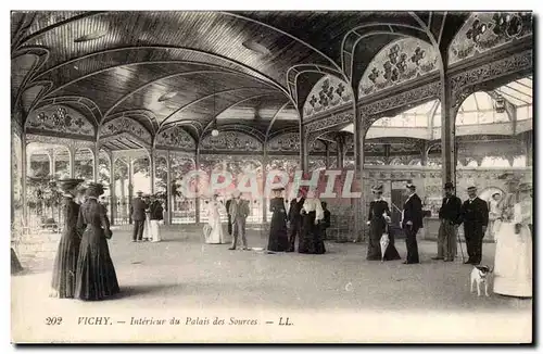 Vichy Cartes postales Interieur du palais des sources