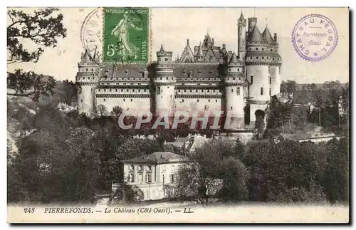 Pierrefonds Cartes postales le chaetau (cote Ouest)