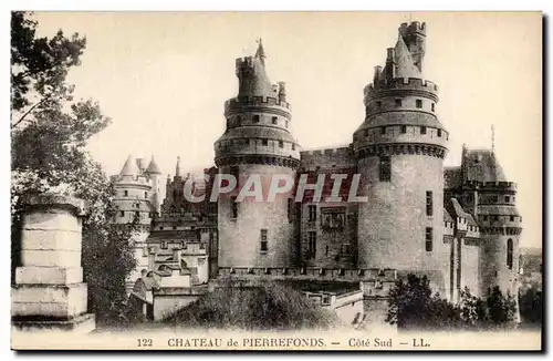 Chateau de Pierrefonds Cartes postales Cote sud