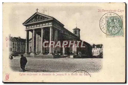 Saint Germain en laye Cartes postales Eglsie renfermant le mausolee de Jacques II le edrnier des Stuarts