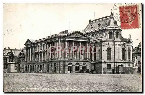 Palais de Versailles Ansichtskarte AK Aile Louis XV et chapelle