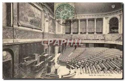 Versailles Cartes postales le chateau Salle du congres