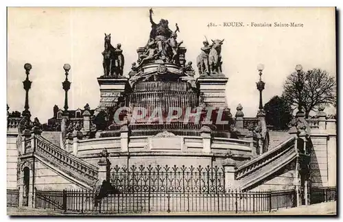 Rouen Cartes postales Fontaine Sainte Marie