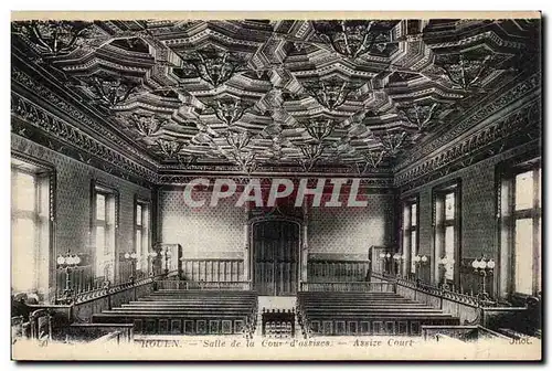 Rouen Cartes postales SAlle de al cour d&#39assises