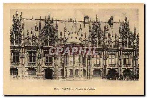 Rouen Cartes postales moderne le palais de justice