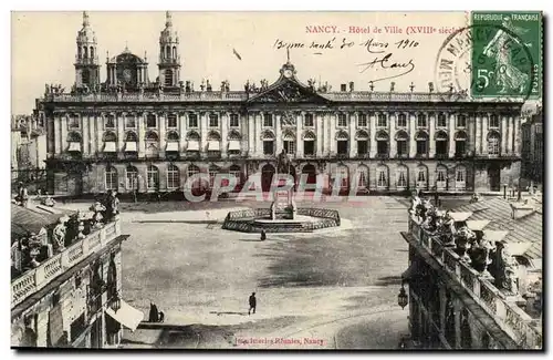 Nancy Cartes postales Hotel de ville