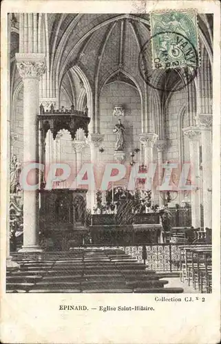 Epinard Cartes postales Eglise Saint hilaire