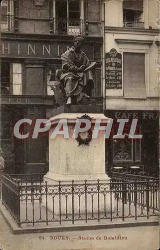 Rouen Ansichtskarte AK Statue de Boieldieu