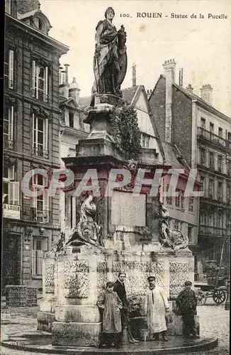 Rouen Ansichtskarte AK Statue de la pucelle (Jeanne d&#39arc)