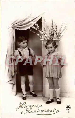 Cartes postales Fantaisie Enfants Joyeux anniversaire