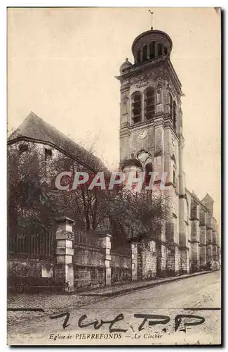 Pierrefonds Cartes postales L&#39eglise Le clocher