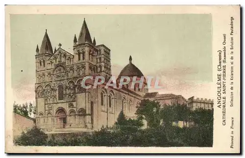 Angouleme Cartes postales Cathedrale Saint Pierre (ensemble Ouest)