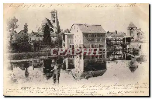 Moret Cartes postales Vue sur le loing