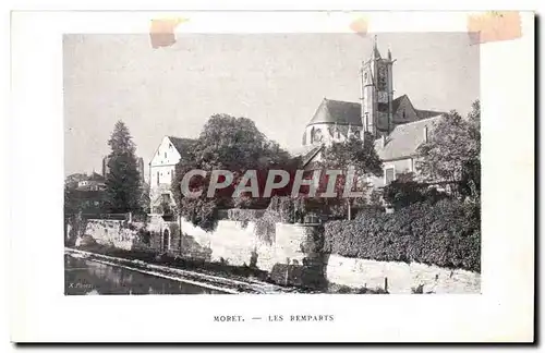 Moret Cartes postales Les remparts