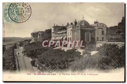 Saint GErmain en Laye Cartes postales Le pavillon Henri IV vu de l&#39ascenseur