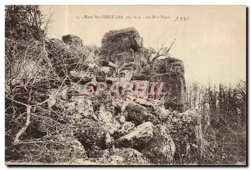 Cartes postales Mont Saint Odile Le mur paien