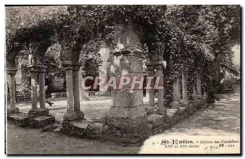 Saint Emilion Cartes postales Cloitre des Cordeliers 14 et 15eme