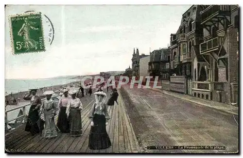 Villers Cartes postales La promenade de la plage