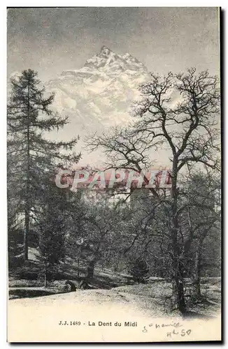 Cartes postales La dent du midi