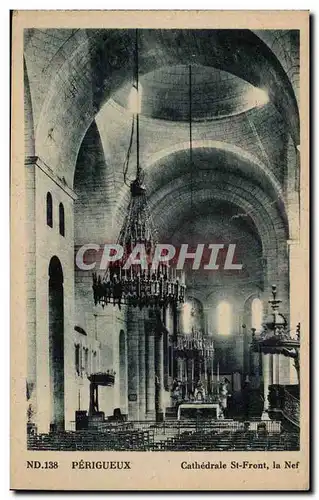 Perigueux Cartes postales Cathedrale St Front la nef