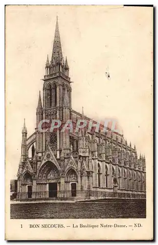 Bon secours Ansichtskarte AK La basilique Notre Dame