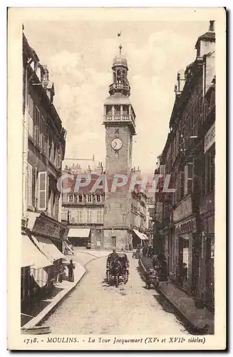 Moulins Cartes postales La tour Jacquemart