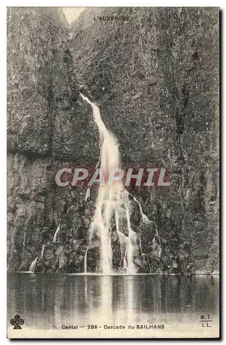 Cantal Ansichtskarte AK Cascade du Sailhans