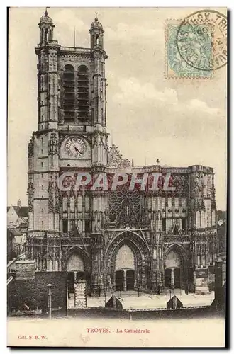 Troyes Cartes postales La cathedrale